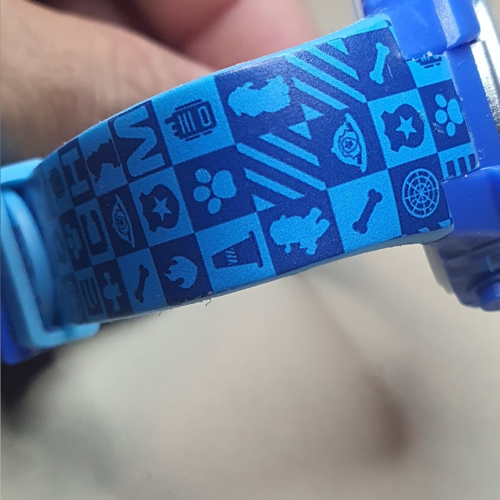 10/$20 Nickelodeon Paw Patrol Silver/Blue Boy's Digital Flashing Lights Watch - Picture 4 of 6